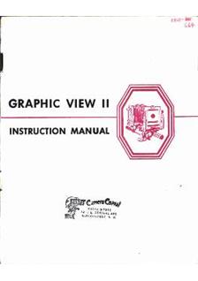 Graflex Graphic manual. Camera Instructions.
